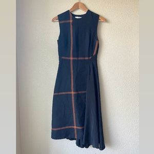 3.1 Phillip Lim silk wool asymmetric dress